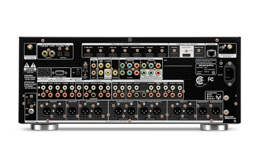 Multichannel A/V Preamplifier Marantz AV7702 MKII